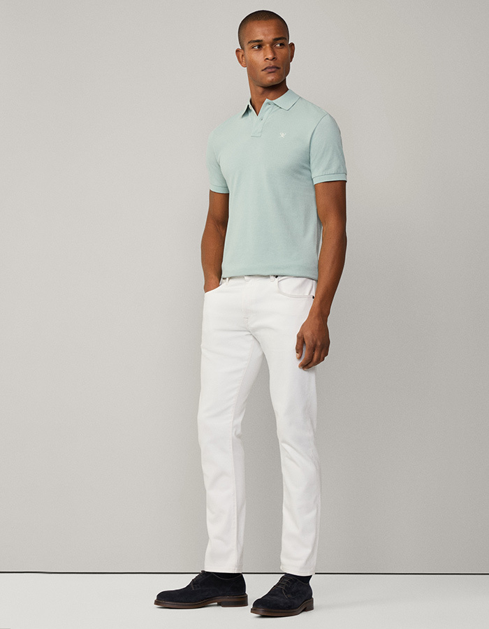 Slim Fit Short Sleeve Piqué Polo  
