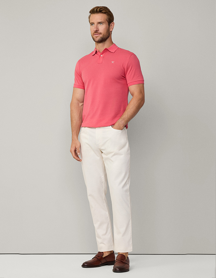 Slim Fit Short Sleeve Piqué Polo  
