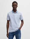 Polo van Oxfordkatoen met Piquéstructuur en Logoprint  