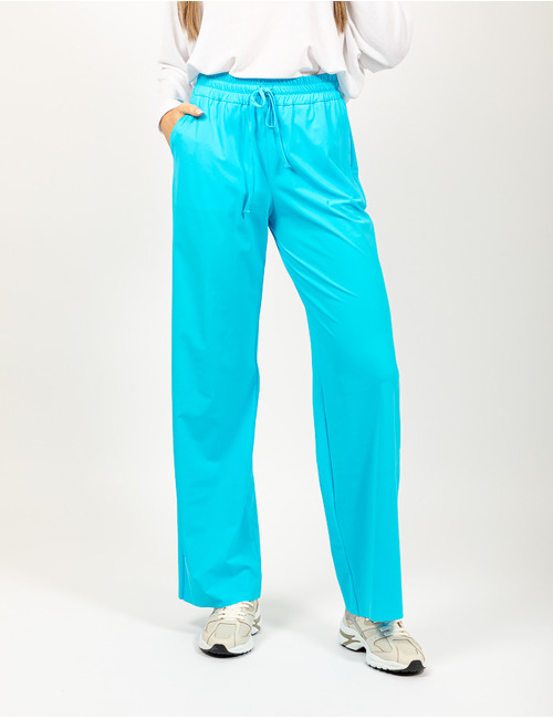 Due Amanti broek met elatische band turquoise