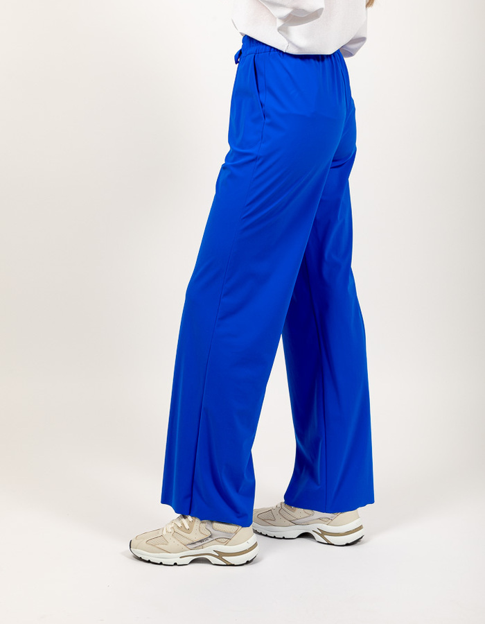 Due Amanti broek met elatische band kobaltblauw