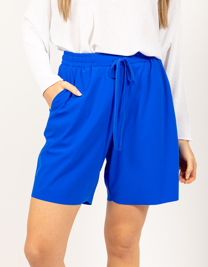 Due Amanti short kobaltblauw