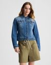 Liu Jo jeansjas donkere washing