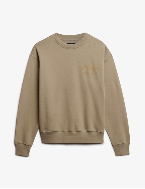 Superdry lange mouw sweater beige