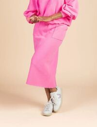 Four Roses midi rok roze