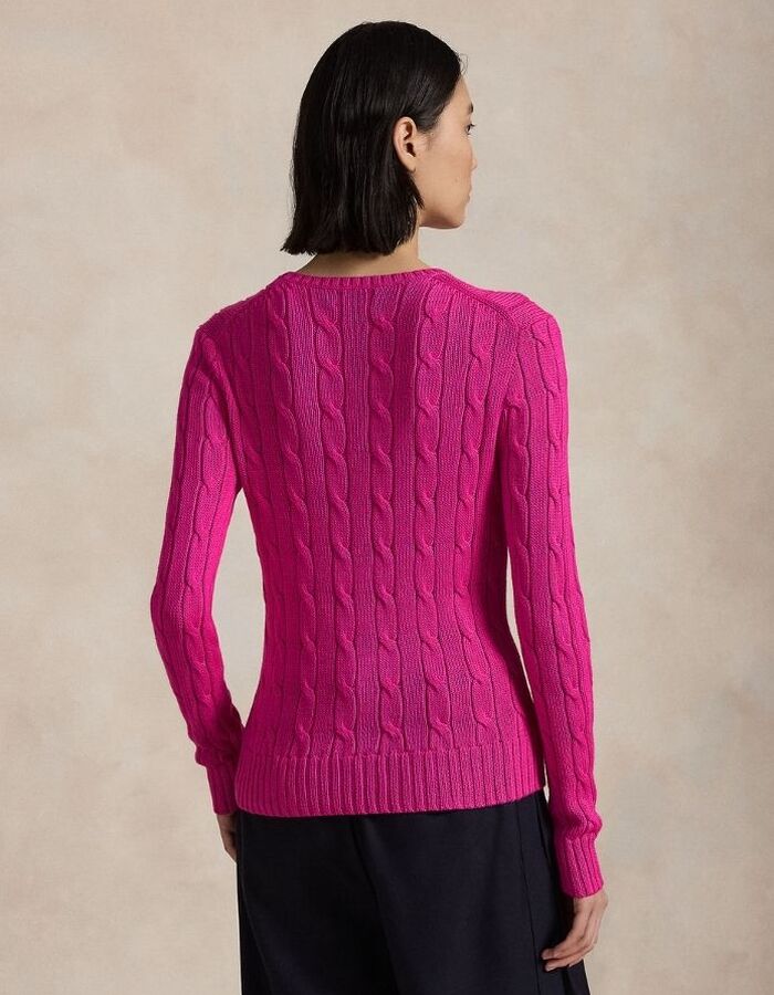 Ralph Lauren Dames lange mouw pull fuschia
