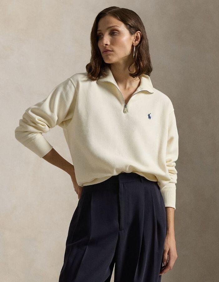 Ralph Lauren Dames lange mouw sweater wit