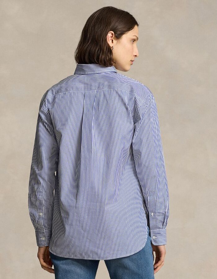 Ralph Lauren Dames lange mouw bloes blauw