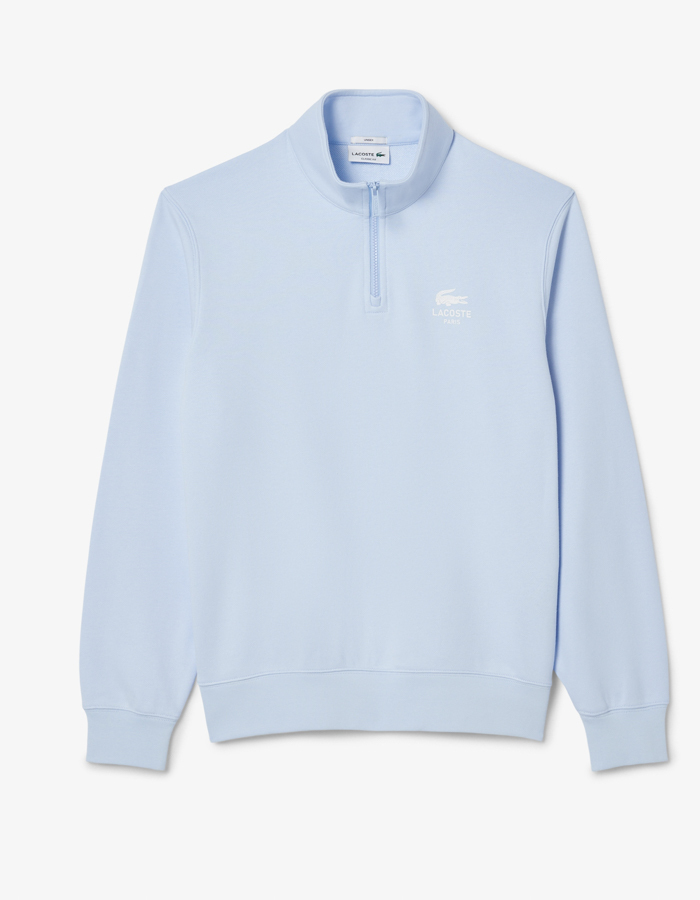 Print Sweatshirt met Hoge Hals en Rits  