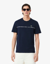 Katoenen Jersey T-shirt met Lacoste Versiering  