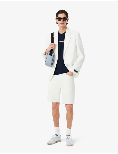 Katoenen Jersey T-shirt met Lacoste Versiering  