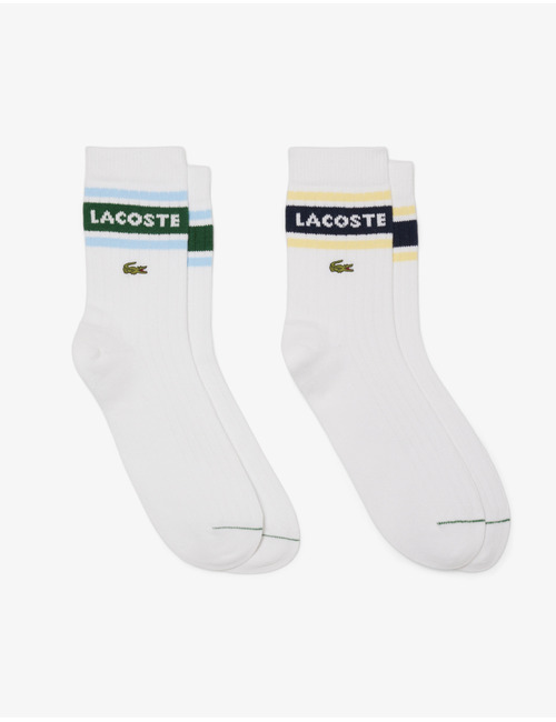 2-Pack Geribbelde Katoenen Sokken  