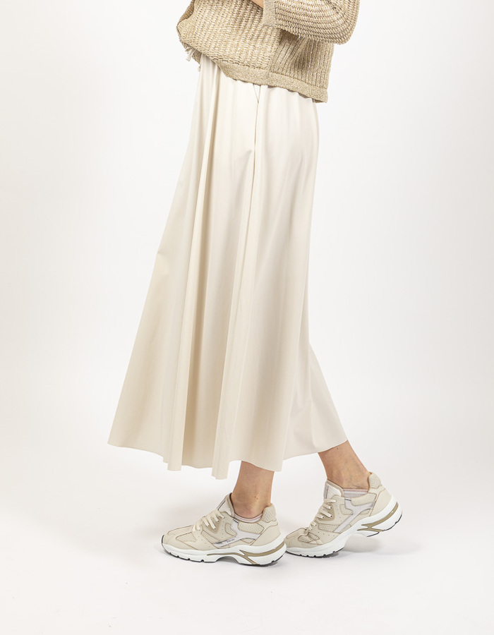 Due Amanti midi rok beige