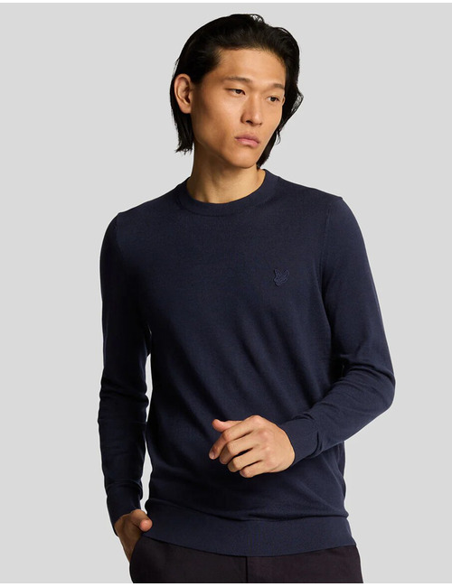 Tonal Superfine Crew Neck Jumper  