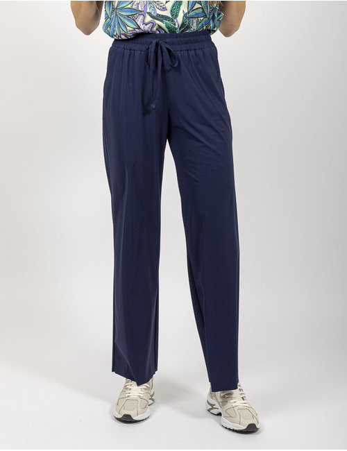 Due Amanti broek met elatische band marine