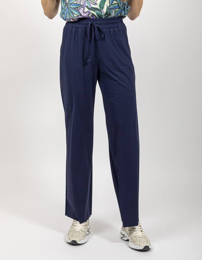 Due Amanti broek met elatische band marine