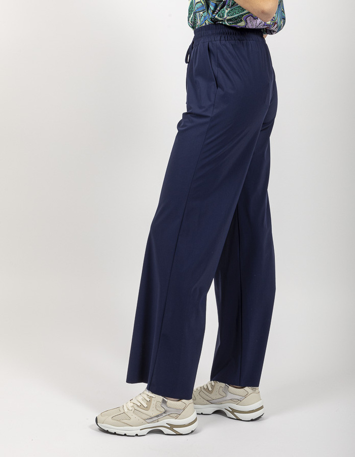 Due Amanti broek met elatische band marine