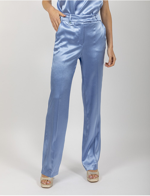 Oscar The Collection geklede broek blauw
