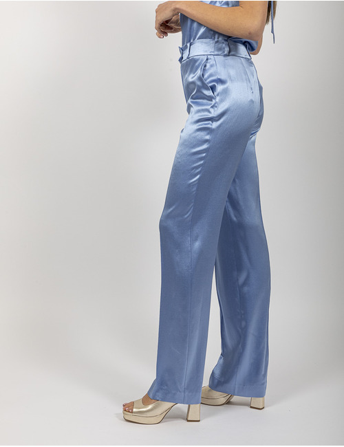 Oscar The Collection geklede broek blauw
