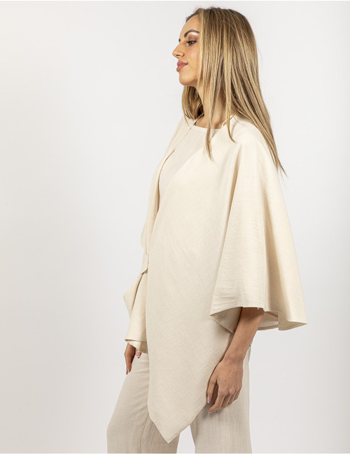 Oscar The Collection poncho ecru
