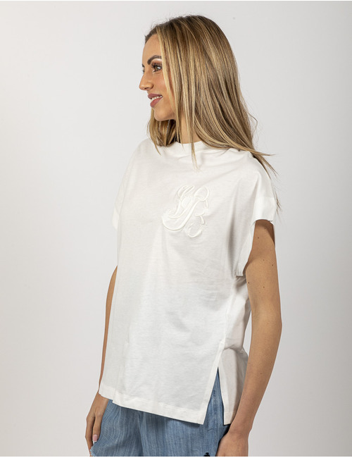 Vanessa Bruno t-shirt korte mouw ecru