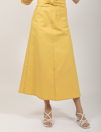 Nxi By Oni Onik lange rok fuschia