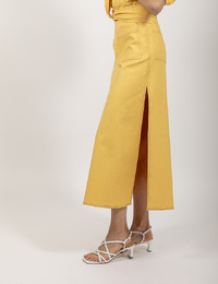 Nxi By Oni Onik lange rok fuschia