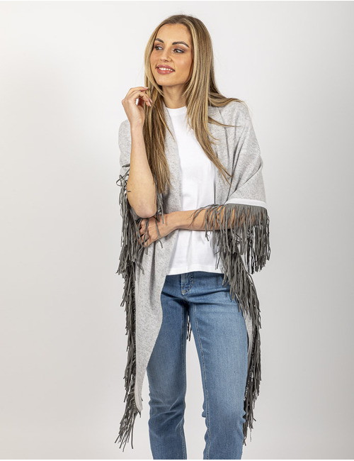 Herzen's poncho grijs