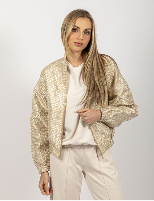 Aimee The Label bomberjas beige