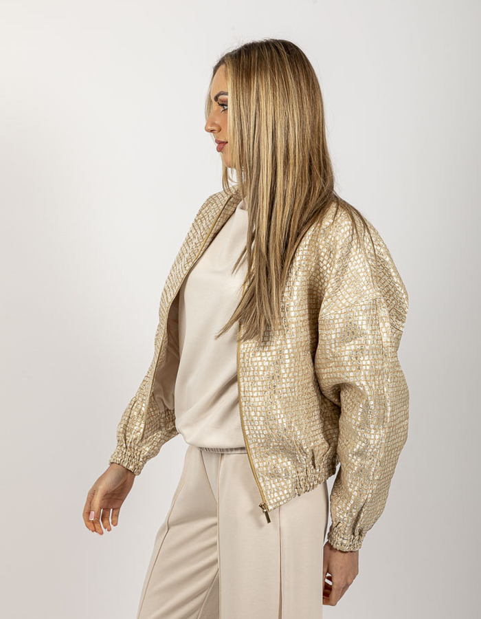 Aimee The Label bomberjas beige