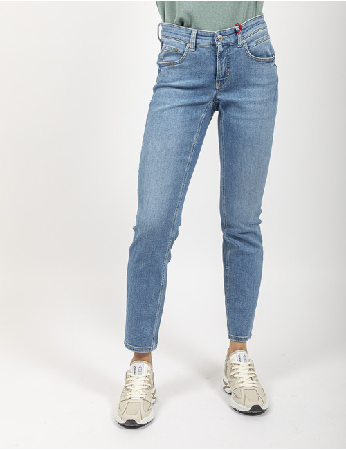 Cambio regular fit jeans midden washing