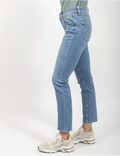 Cambio regular fit jeans midden washing