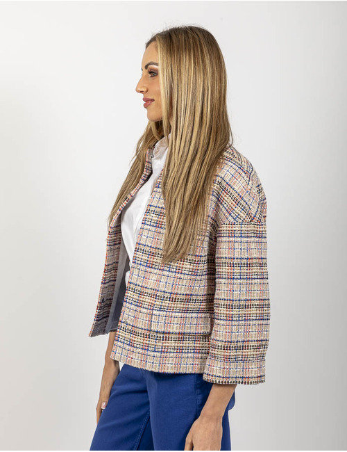 Gigue jas multicolor