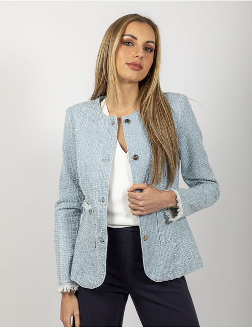 Rinascimento jeansjas lichte washing