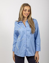Rinascimento lange mouw bloes blauw