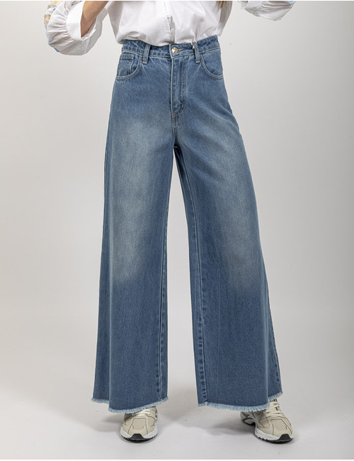 Rinascimento regular fit jeans midden washing