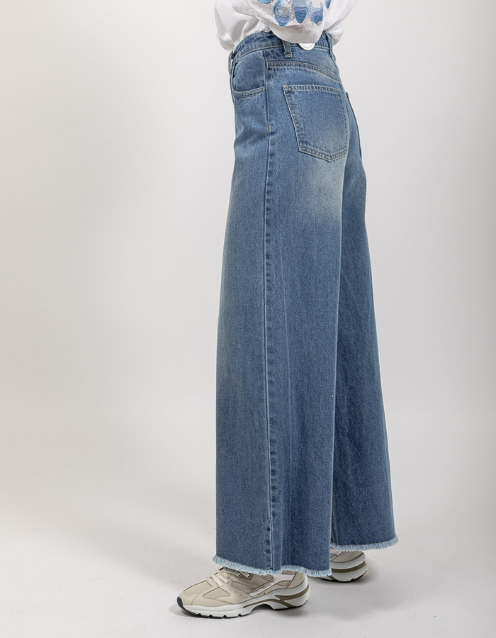Rinascimento regular fit jeans midden washing