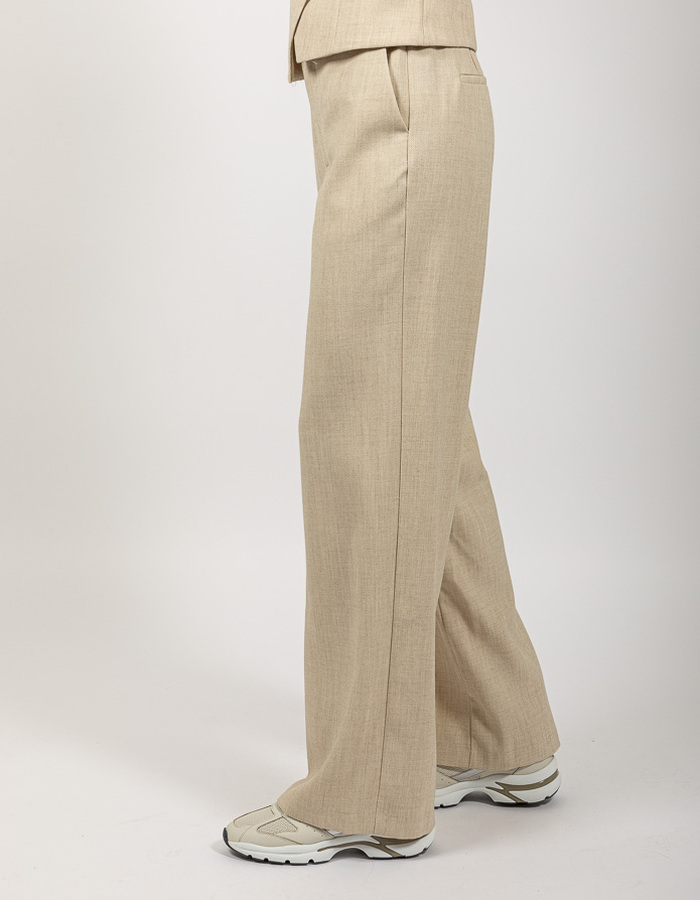 Neo Noir geklede broek beige