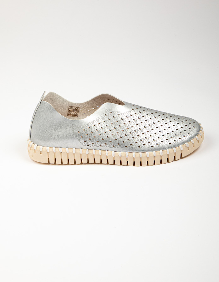 Ilse Jacobsen Schoenen bootschoen zilver