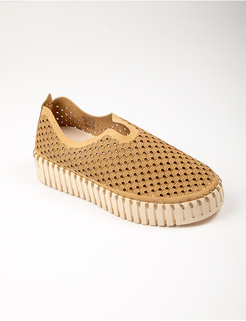 Ilse Jacobsen Schoenen bootschoen camel