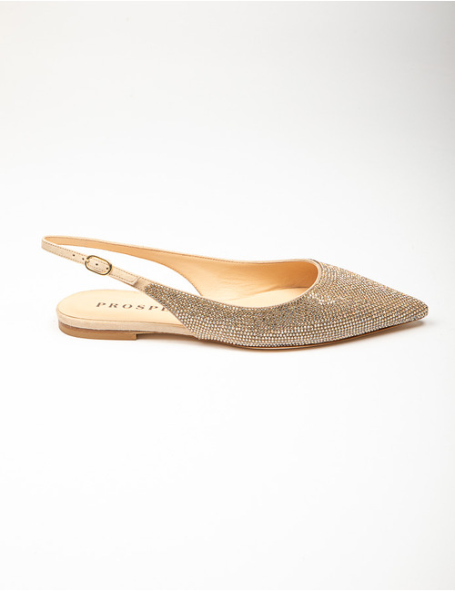 Slingback goud