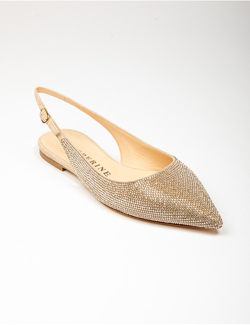 Slingback goud