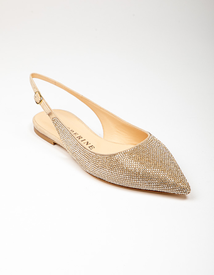 Slingback goud