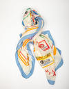 Herzen's sjaals multicolor