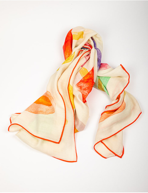 Herzen's sjaals multicolor