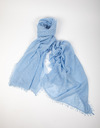 Herzen's sjaals blauw