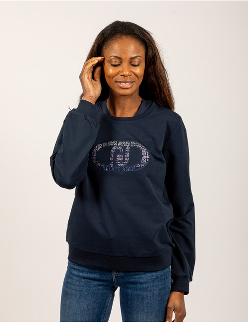 Liu Jo lange mouw sweater blauw