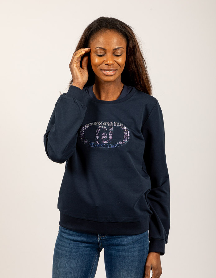 Liu Jo lange mouw sweater blauw