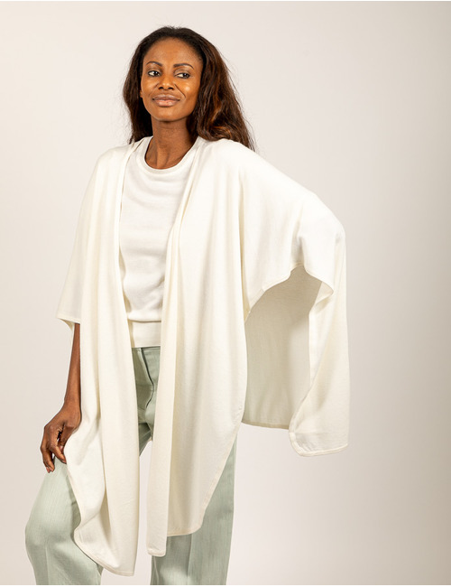 Gigue poncho ecru