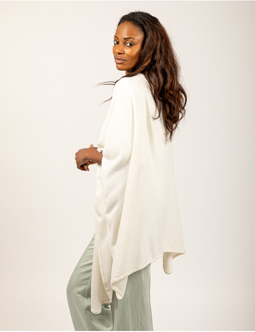 Gigue poncho ecru